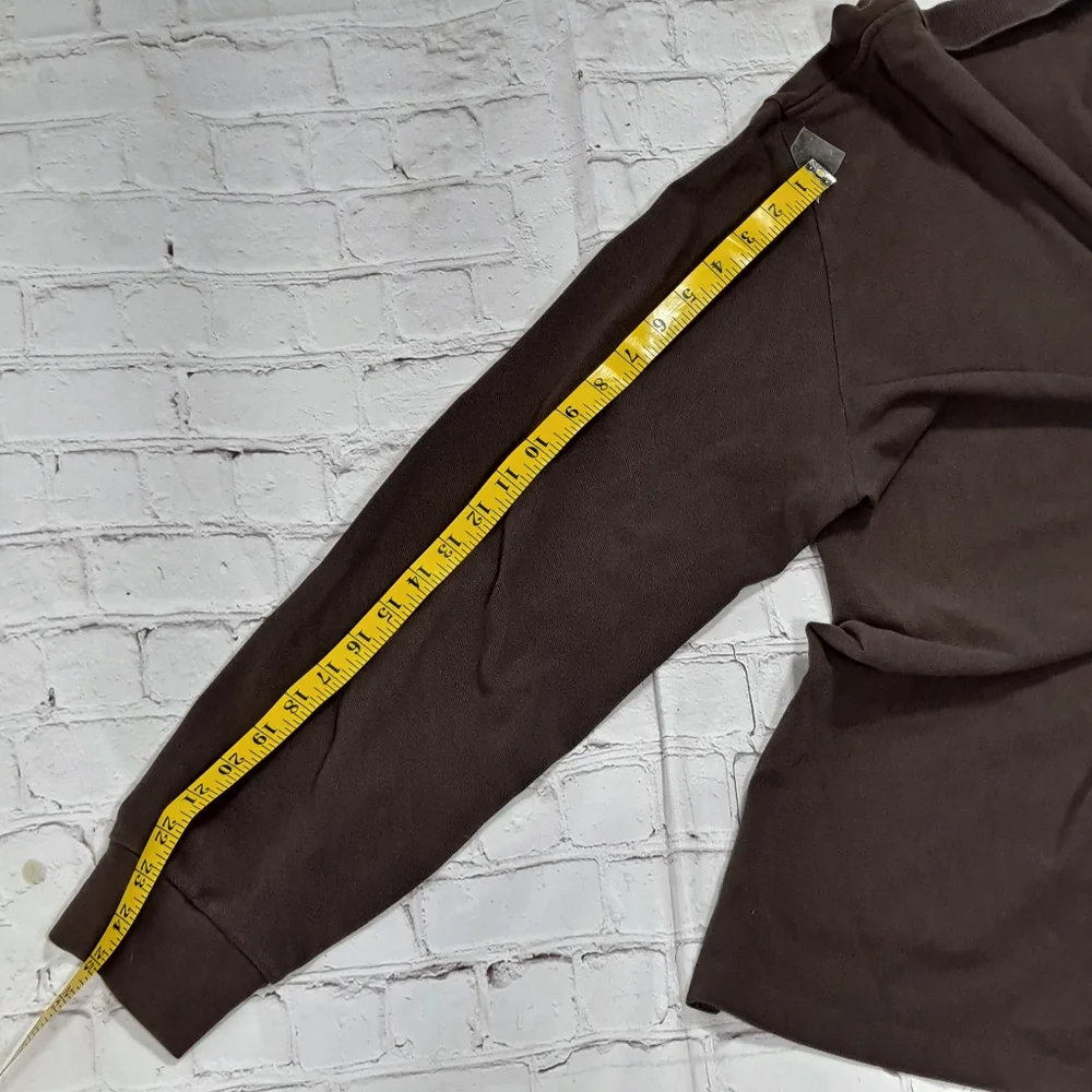 Polo By Ralph Lauren Chocolate Long Sleeve Quarter Button Polo